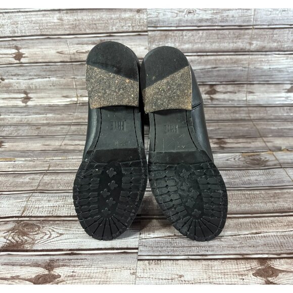 Frye Melissa Leather Riding Boots Shoes size 8.5 B color black mspr $345 - Picture 6 of 9